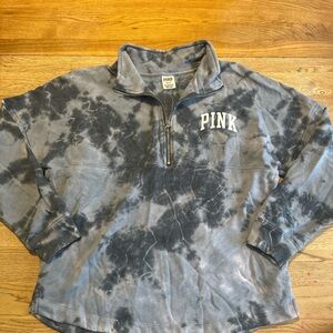 Victoria's Secret Gray Tie-Dye Sweatshirt